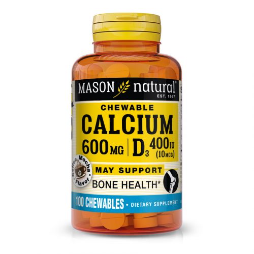 Calcium 600 mg (Oyster Shell) with Vitamin D3 By Mason Natural