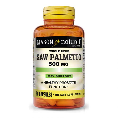 Whole Herb Saw Palmetto 500 mg By Mason Natural