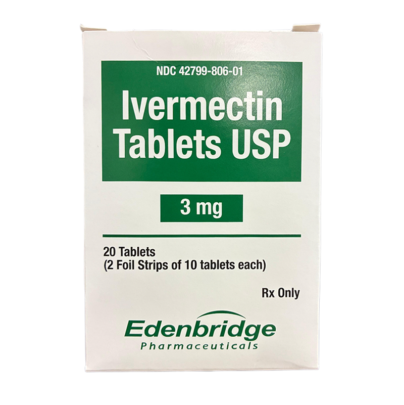 Ivermectin Tablets USP 3mg, 20 Tablets